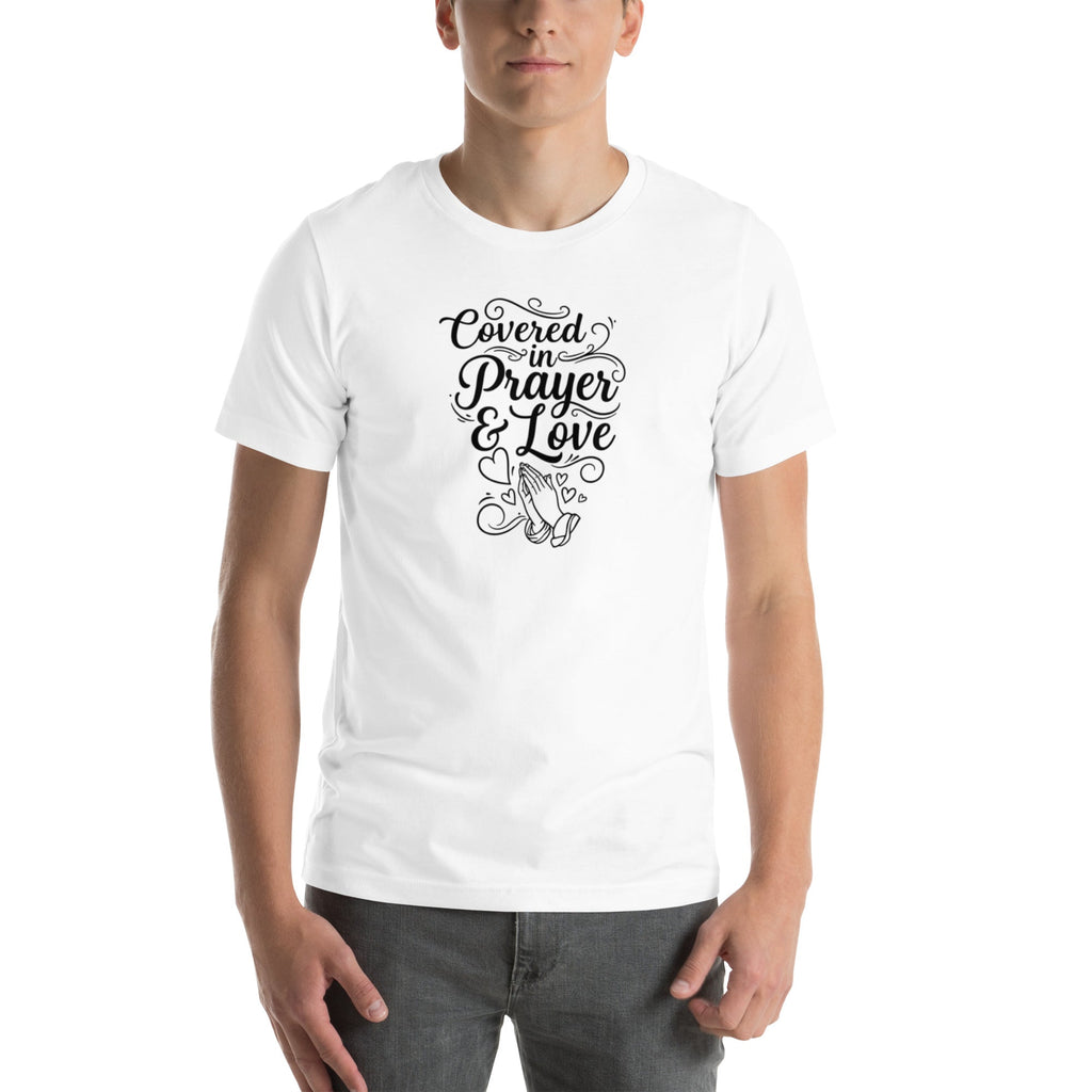 Covered in Prayer & Love Tee | Christian Faith Streetwear | African Heritage | Sister Style