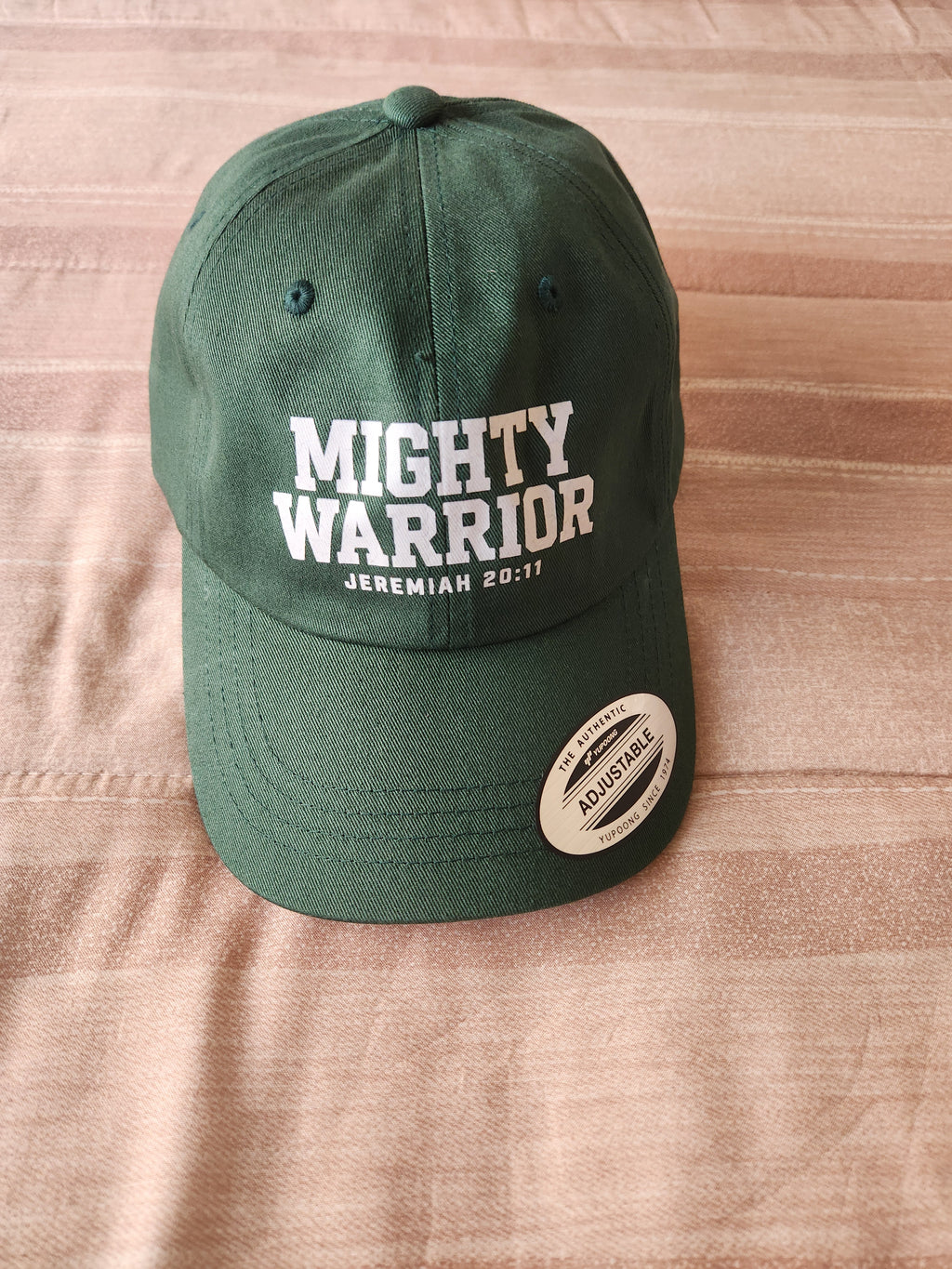 Mighty Warrior Dad Hat – Christian Faith Accessory – Sister Style African heritage cap