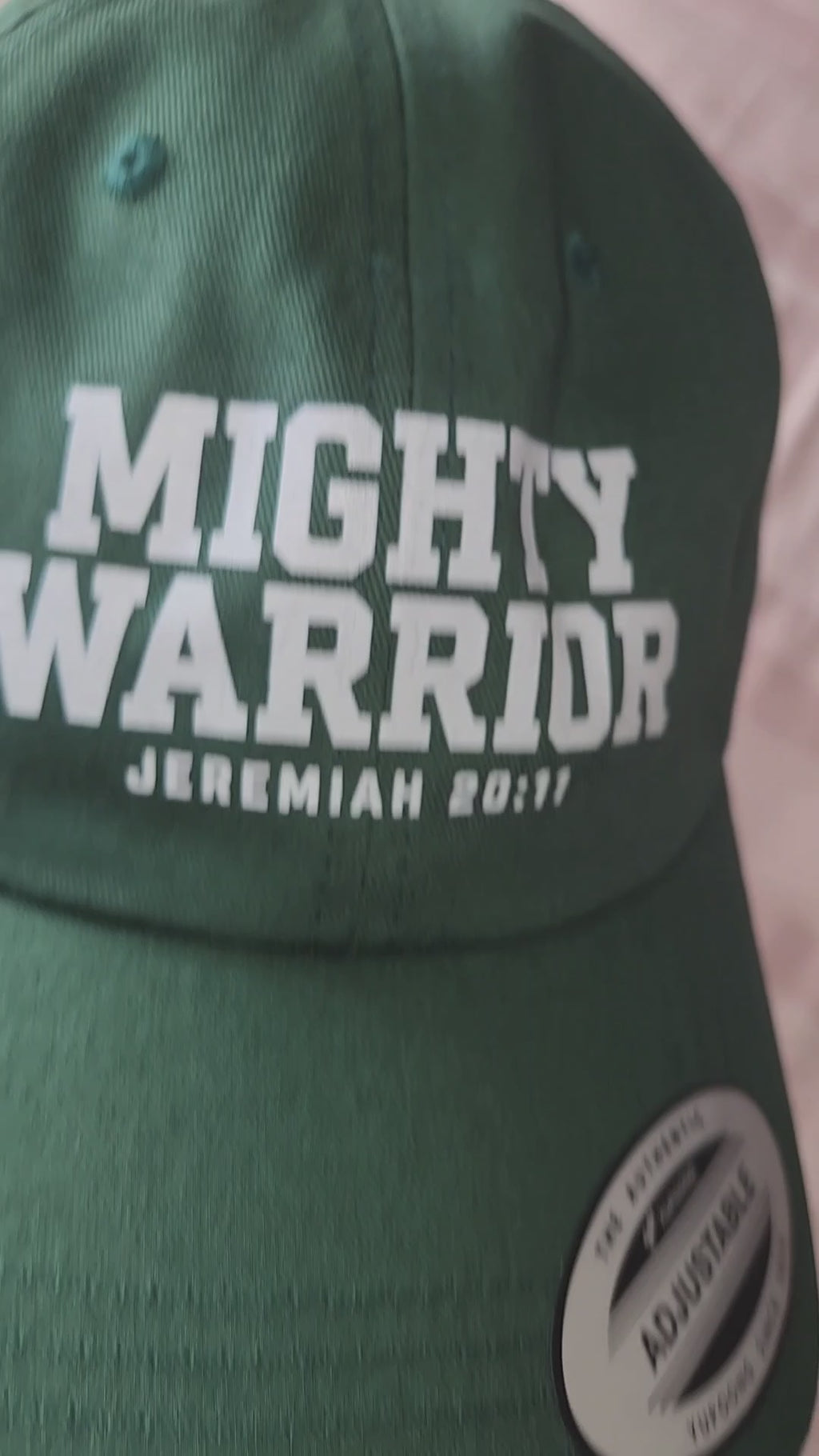 Mighty Warrior Dad Hat | Christian Faith Accessory | African Heritage | Sister Style