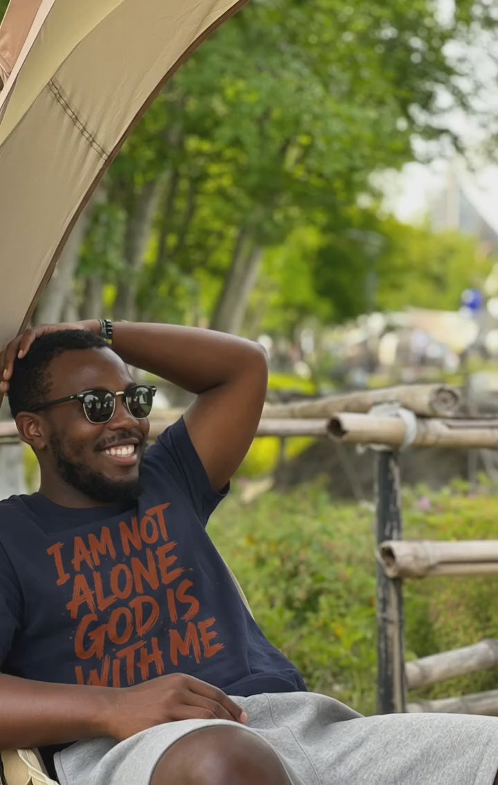 I Am Not Alone Tee | Christian Faith Streetwear | African Heritage | Sister Style