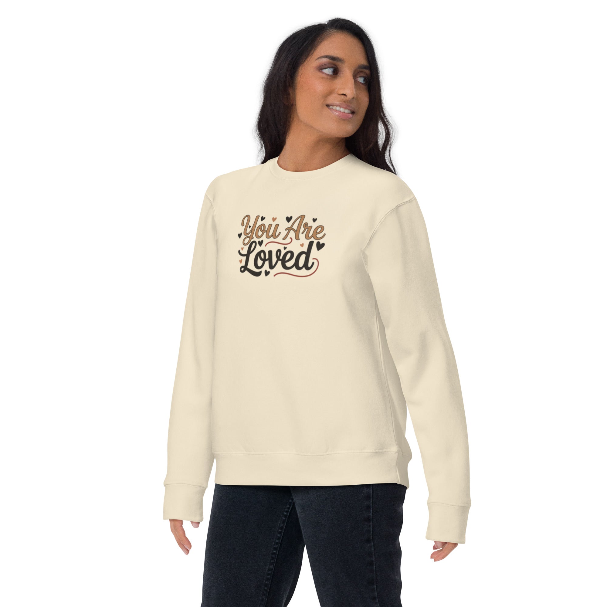 You Are Loved Sweatshirt – Christian Faith Accessory – Sister Style African Heritage