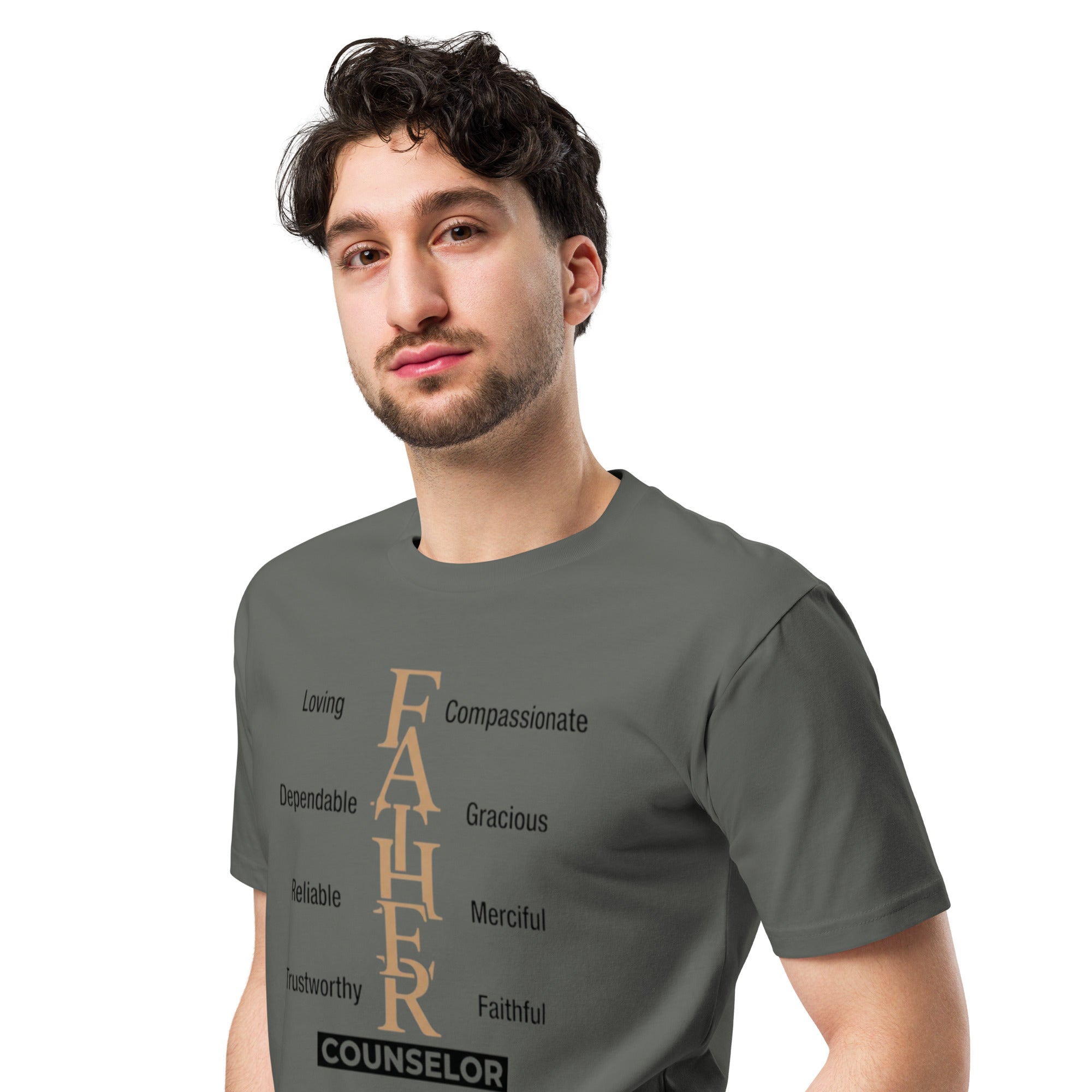 Everlasting Father Counselor Tee – Isaiah 9:6 Christian Faith Streetwear – Sister Style African heritage white tee