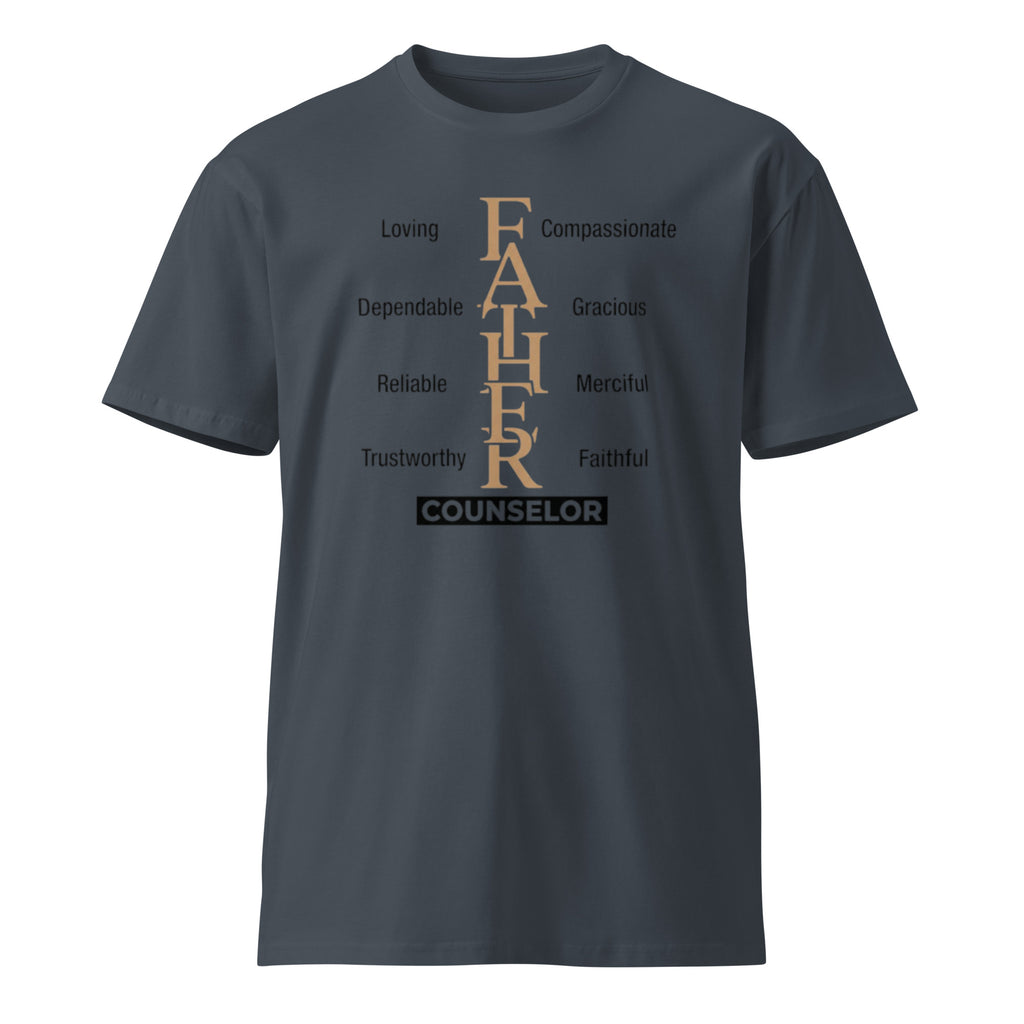 Everlasting Father Counselor Tee – Isaiah 9:6 Christian Faith Streetwear – Sister Style African heritage white tee