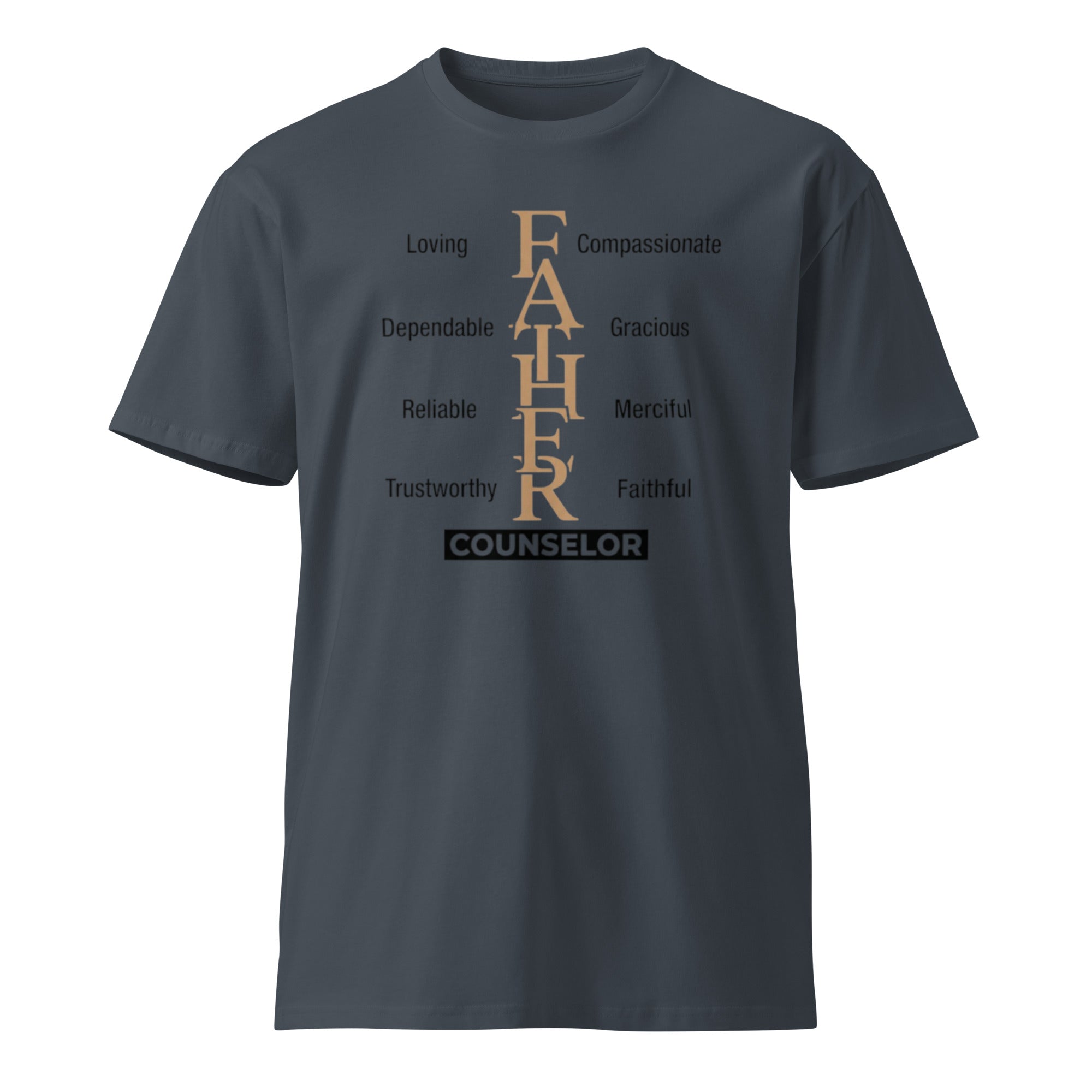 Everlasting Father Counselor Tee – Isaiah 9:6 Christian Faith Streetwear – Sister Style African heritage white tee
