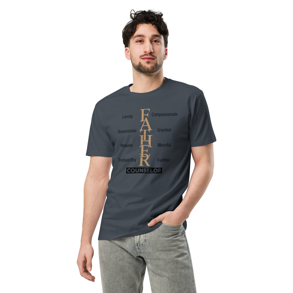 Everlasting Father Counselor Tee – Isaiah 9:6 Christian Faith Streetwear – Sister Style African heritage white tee