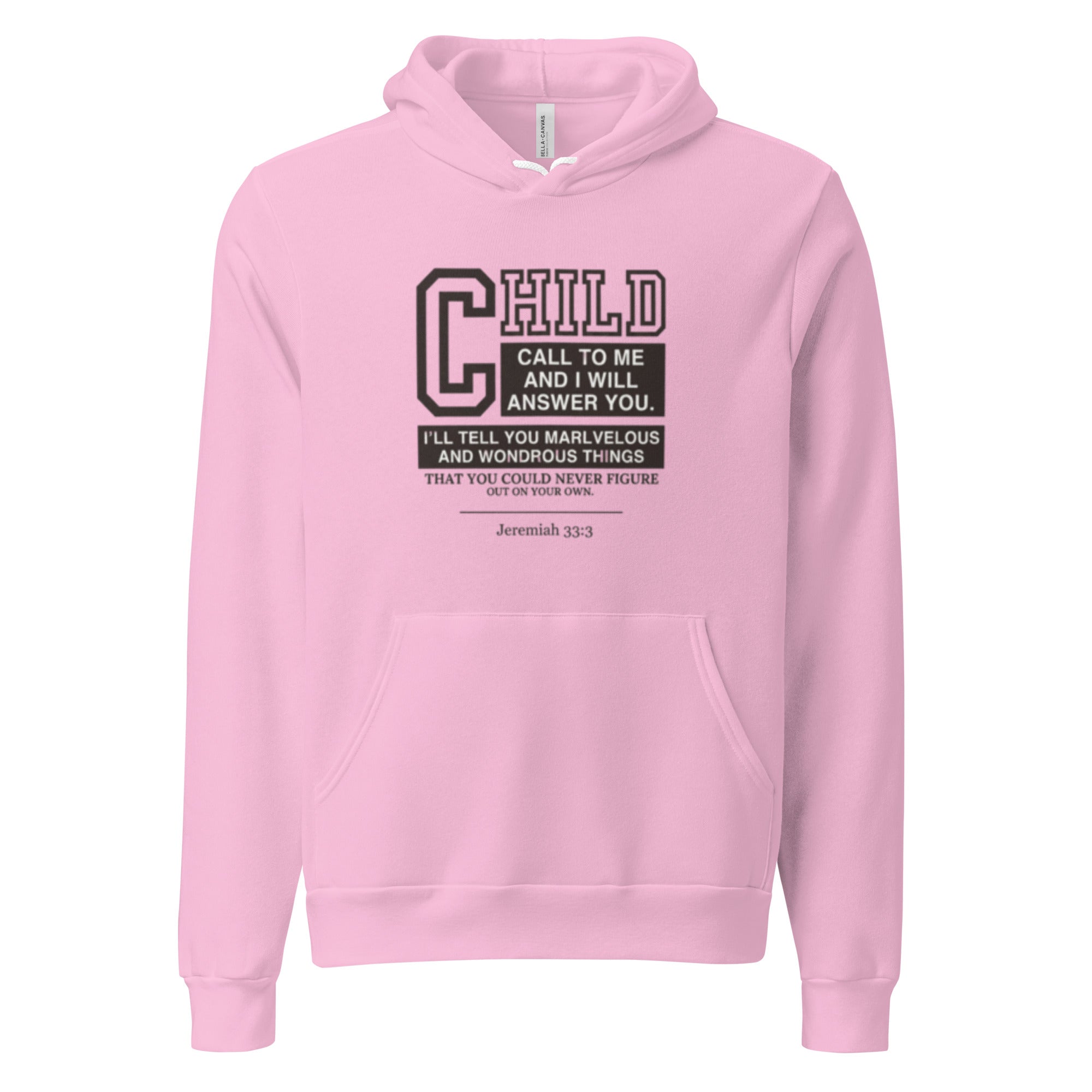Child Hoodie – Jeremiah 33:3 – Christian Faith Streetwear – Sister Style African Heritage
