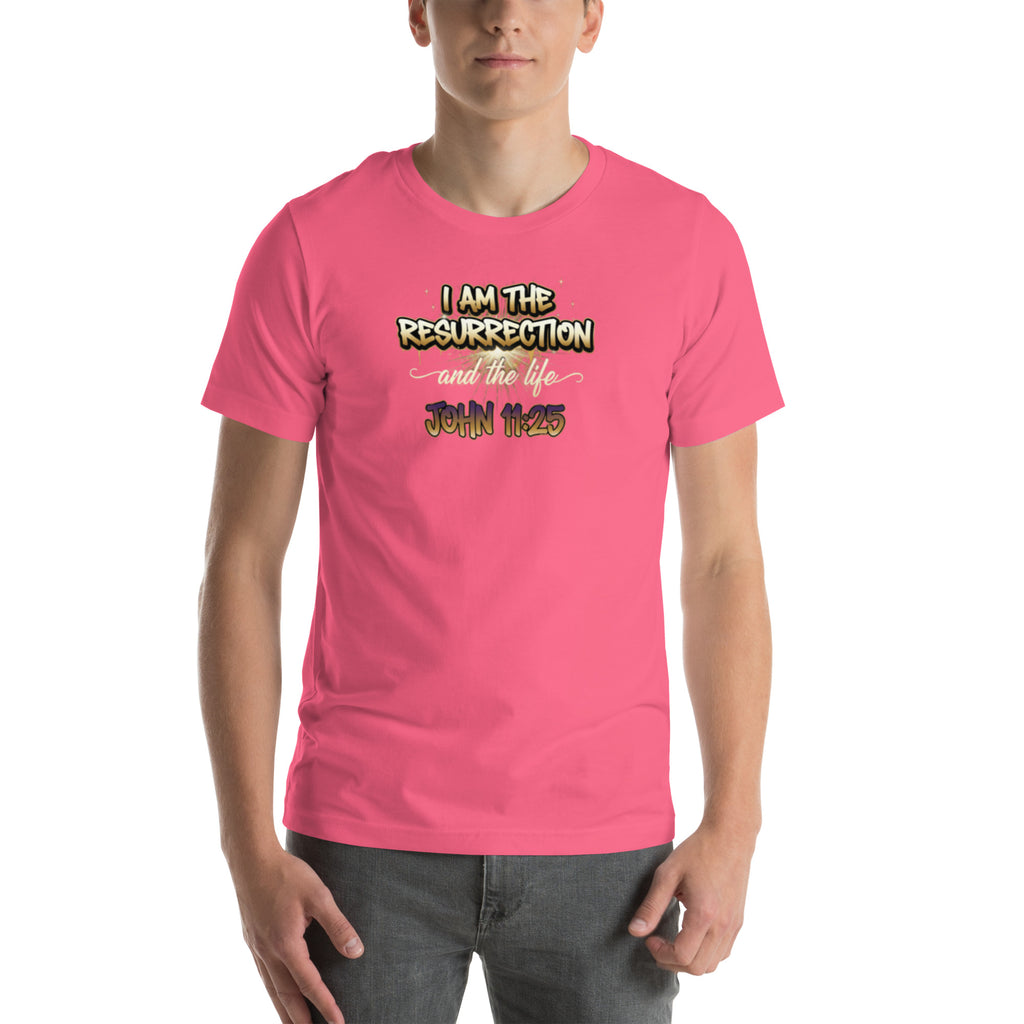 I Am the Resurrection Tee – Christian Faith Streetwear – Sister Style African Heritage